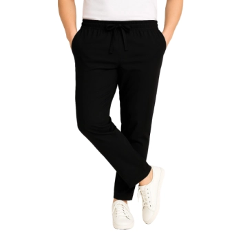 Spodnie z trokiem bawełna 100% czarne roz. M